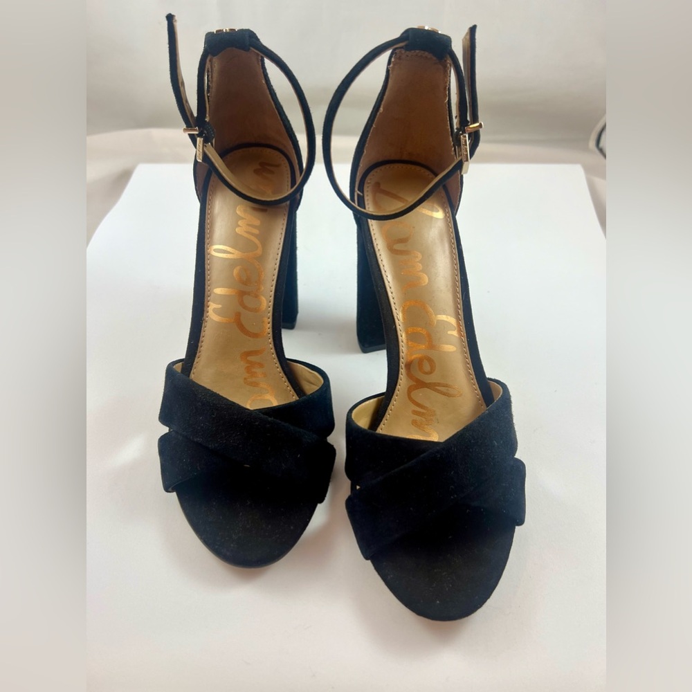 Sam Edelman Yancy Ankle Strap Sandal Heel - Picture 1 of 7